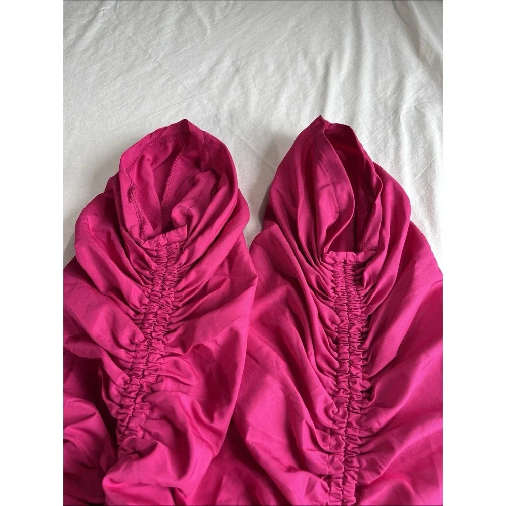 Weissman Showtime Dance Costume Pink Sequin Leotard & Jogger Set Size SA Girls